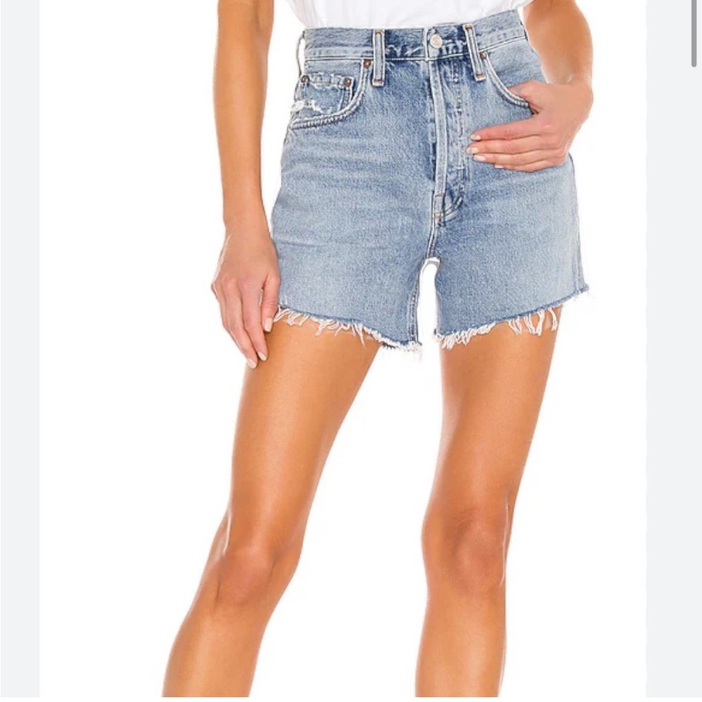 AGOLDE Riley Long Shorts